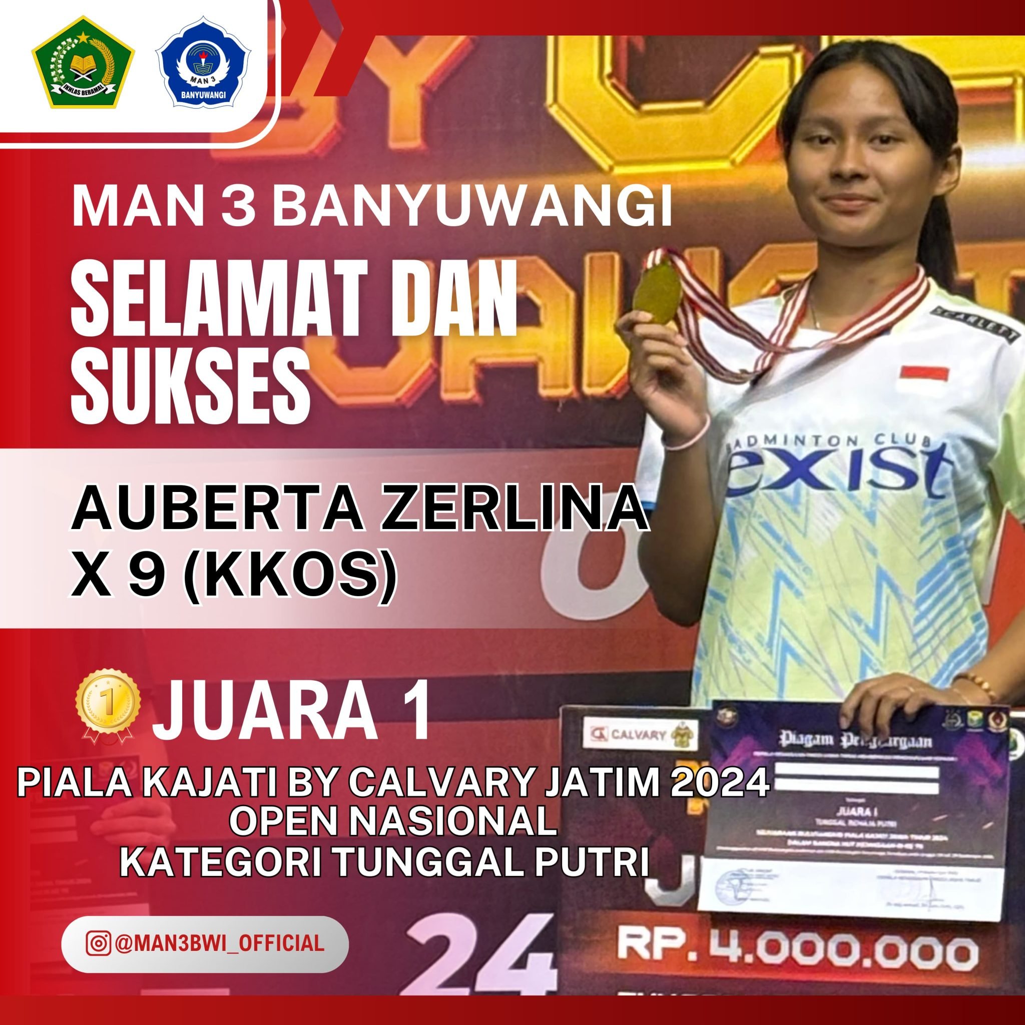 Juara 1 Piala Kajati