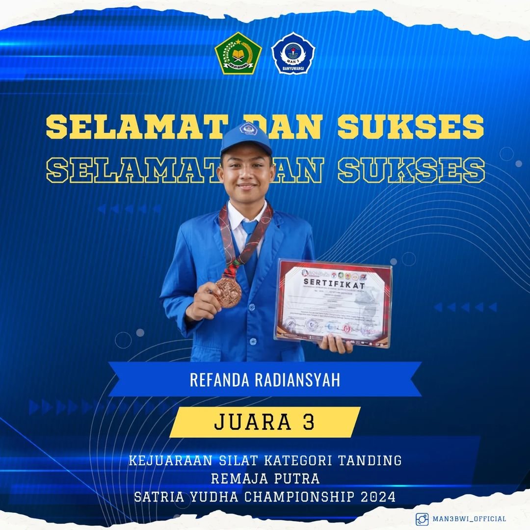 Juara 3 Kejuaraan Silat Katergori Tanding Remaja Putra Satria Yudha Championship 2024